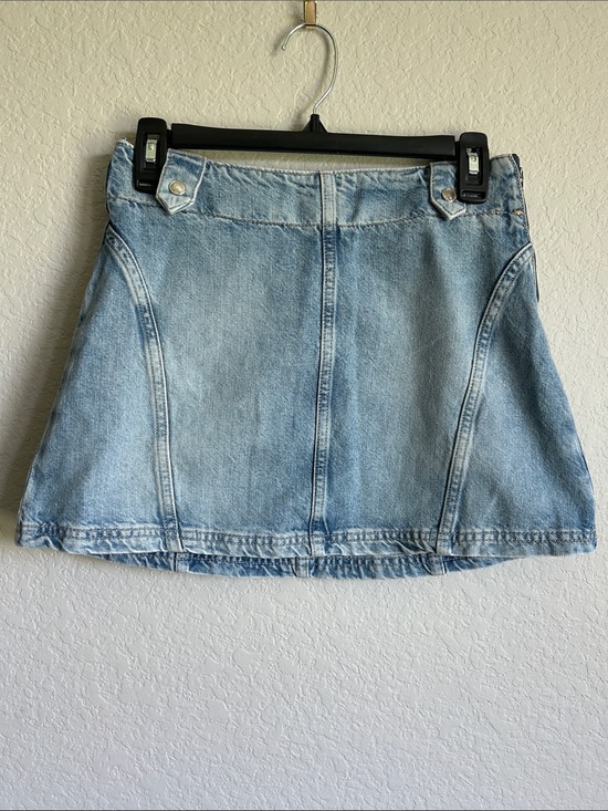 We The Free Dresses & Skirts - We The Free Light Wash Denim Mini Skirt